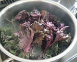 りんご酢で♪簡単赤じそジュース作り方3写真