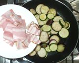 夏野菜ベーコンの煮込み♪簡単パスタソース作り方6写真