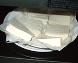 豆腐ステーキ♪簡単にんにく甘辛味作り方2写真