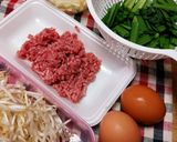 ニラともやしの♪カレー味チーズオムレツ♥作り方1写真