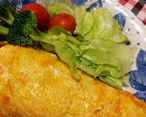 ニラともやしの♪カレー味チーズオムレツ♥作り方7写真