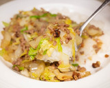 のせておいしい白菜と挽肉の炒めもの作り方12写真