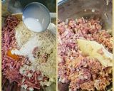 ポテトサラダinハンバーグ: 2017作り方2写真