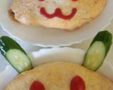 簡単☆オムライスうさぎ作り方2写真