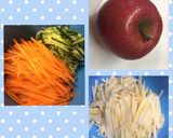 野菜たっぷり 生ハムユッケ作り方1写真