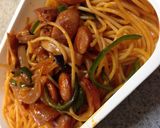 ケチャップだけで作る美味しいナポリタン作り方7写真