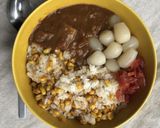 バターしょうゆコーンごはんのカレー作り方4写真