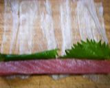 健康法師の　つまも一緒にマグロの大根巻き作り方2写真