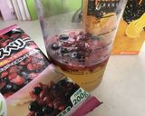 ★ベリー★ヨーグルトプロテインスムージー作り方2写真