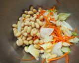 大豆のカレー粉マヨサラダ♪作り方3写真