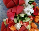 冷製トマトスープ(ガスパチョ)作り方1写真