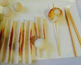 ＊ズッキーニのくるくる串揚げ３種盛り＊作り方4写真