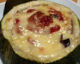 特大丸ズッキーニの肉詰めグラタン作り方9写真