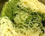 小松菜で♪冷たいナンチャッテジェノベーゼ作り方6写真