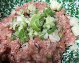 高野豆腐の海老と豚挽き詰め出汁煮作り方3写真