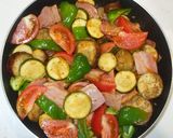 夏野菜ベーコンの煮込み♪簡単パスタソース作り方10写真