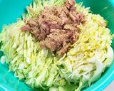 キャベツとツナとお豆腐のサラダ作り方2写真