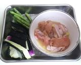 鶏肉のフリットと夏野菜のサラダ仕立て作り方1写真
