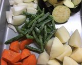 コストコプルコギDE夏野菜肉じゃが作り方1写真