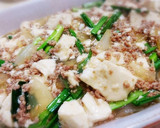 作り続けたいおかず！豚挽肉の和風肉豆腐！作り方3写真