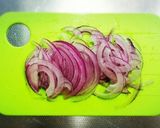 紫玉ねぎとごま油の塩冷奴作り方1写真