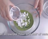 抹茶の葛餅～アイスのせ～作り方6写真