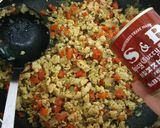 ワンプレート＊鶏ひき肉のバジル炒めご飯＊作り方14写真