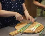 絶品　お店超え　タコと九条ネギのぬた作り方1写真