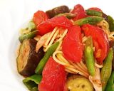 モリモリ♡夏野菜の冷製パスタ♪ 簡単♪♪作り方15写真