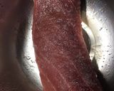 鮪のアラとニラのニンニク醤油炒め作り方1写真