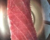 鮪のアラとニラのニンニク醤油炒め作り方2写真