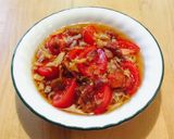 ベーコンとトマトのサルサdeそうめん作り方6写真
