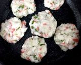 紅しょうがと大葉のはんぺんお焼き★作り方3写真