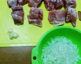 鶏肉ときのこのトマト煮込み作り方1写真