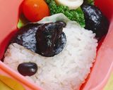親子でぺんぎんさん弁当作り方1写真