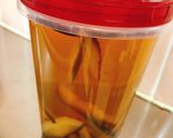 作り置き♪干し椎茸とこんぶで冷たい汁♪作り方4写真