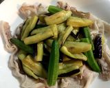 豚しゃぶと揚げ夏野菜のおろしサラダ作り方3写真