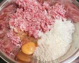 揚げずにプリプリ☆ミートボール☆作り方1写真