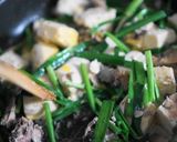 さば缶と豆腐、韮のチャンプルー作り方4写真