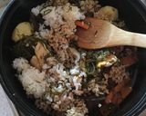残り物で！刻み昆布と納豆のチャーハン作り方4写真