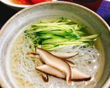作り置き♪干し椎茸とこんぶで冷たい汁♪作り方6写真