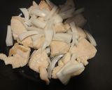 鶏むね肉ピーマン焼肉のたれ生姜仕立て作り方2写真