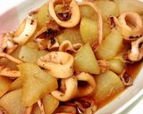 やわらかいイカ大根煮作り方5写真