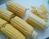 材料3つだけ！甘い冷製コーンポタージュ作り方1写真