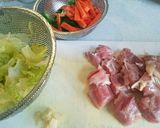 鶏モモのバルサミコ酢味噌炒め作り方1写真