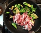 ♢ウチのナスとピーマン豚肉味噌炒め♢作り方3写真