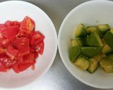アボカドとトマト・チーズの豆腐サラダ作り方1写真