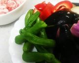 なすと豚肉☆夏野菜☆スタミナ炒め作り方1写真