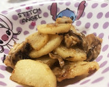 簡単ウマ♡長芋とまいたけのバターソテー♡作り方3写真
