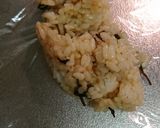 塩昆布とごま油の味噌焼きおにぎり作り方2写真